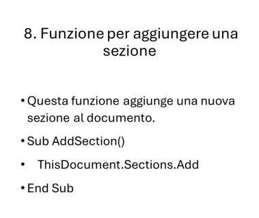 Aggiungere una sezione al documento velocizza e ordina il lavoro su Word
